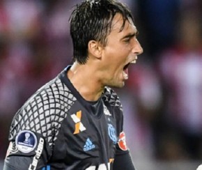 César se firma no Fla e se aproxima de marca de Diego Alves.(Imagem:Gilvan de Souza)