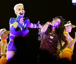 Katy Perry e Gretchen dançam 