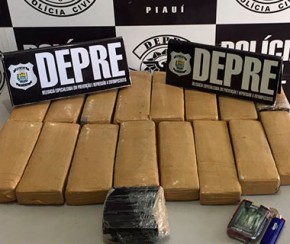 Polícia apreende 13 quilos de maconha após denúncia anônima.(Imagem:Helder Sousa)