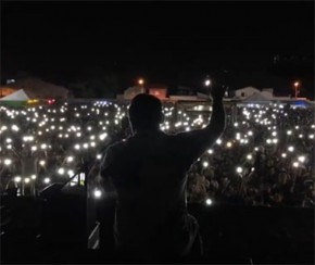 Show do Aviões em Parnaíba no dia 19/05/2018.(Imagem:Instagram)