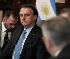 Bolsonaro critica possível vitória da esquerda na Argentina.(Imagem:Folha Press)