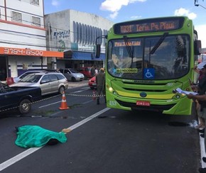 Mecânico morre atropelado em corredor exclusivo para ônibus na Miguel Rosa.(Imagem:Cidadeverde.com)
