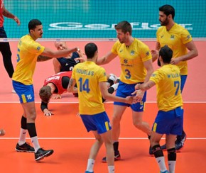 Em ritmo de treino, Brasil acaba com invencibilidade dos EUA no Mundial de Vôlei.(Imagem:FIVB)