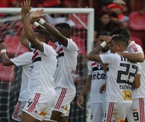 São Paulo vence Sport e mantém liderança do Brasileirão.(Imagem:São Paulo/Divulgação)