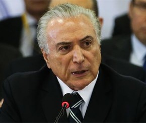 Temer diz que deixa 