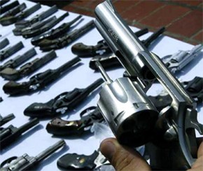 Em Teresina, 99% das armas usadas em crimes são revólveres ou pistolas.(Imagem:CidadeVerde.com)