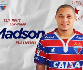 Fortaleza anuncia meia Madson, ex-Vasco e Santos.(Imagem:Divulgação)