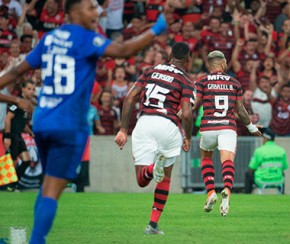 Fla bate Emelec nos pênaltis e avança na Libertadores.(Imagem:Alexandre Vidal)