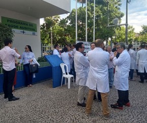 Médicos paralisam atendimentos pela 6ª vez em Teresina.(Imagem:CidadeVerde.com)