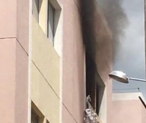 Incêndio destrói apartamento em condomínio da zona Leste de Teresina.(Imagem:Cidadeverde.com)