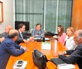 Em Brasília, governadora em exercício se reúne com deputado Rodrigo Maia.(Imagem:Cidadeverde.com)