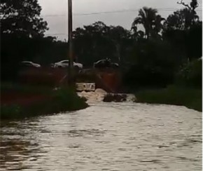 Dnit monitora trecho da BR-343 que rompeu no ano passado.(Imagem:Reprodução)