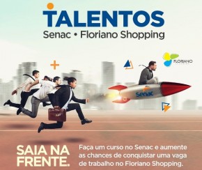 Senac firma parceria com o Floriano Shopping e divulga programa de qualificação.(Imagem:Divulgação/Senac)