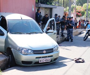 Suspeito de assalto é morto em confronto com a PM no bairro Cidade Nova.(Imagem:PM-PI)
