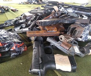 Exército destrói 263 armas usadas em ações criminosas.(Imagem:Gorete Santos)