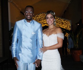 Mumuzinho e Thainá se casam em cerimônia para 300 no RJ.(Imagem:Reprodução/Instagram)