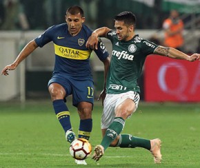 Palmeiras luta, mas fica no empate com o Boca e é eliminado da Libertadores.(Imagem:César Greco/Ag Palmeiras)