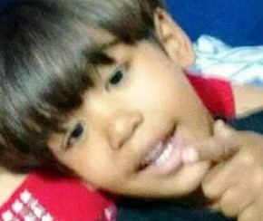 Jefferson Matheus Duarte, de 7 anos, morreu após ser cortado por linha de pipa.(Imagem:G1 Santos)