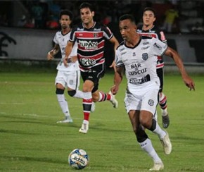 Eduardo estreia com gol, mas Treze cede empate na Série C.(Imagem:Ramon Smith/Treze PB)
