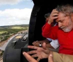 Lula sobrevoa áreas alagadas em Pernambuco e garante dinheiro na conta(Imagem:Divulgação)
