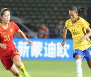 Ex-jogadora do Tiradentes defende o Brasil e é campeã na China.(Imagem:Cidadeverde.com)