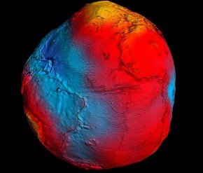 Cientistas agora detêm um dos mais exatos modelos do planeta Terra, que não é totalmente arrendondado(Imagem:Nasa)