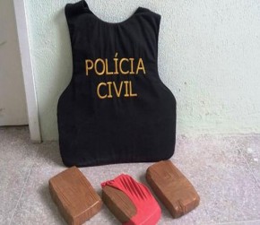 Após troca de tiros, polícia apreende crack avaliado em R$ 60mil.(Imagem:Divulgação SSP)