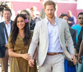 Meghan e Harry em visita à África do Sul.(Imagem:Getty Images)