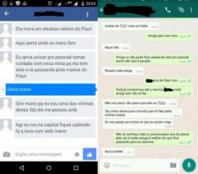 Boato de mulher transmitindo HIV tem sido compartilhado pelas redes sociais.(Imagem:Divulgação)