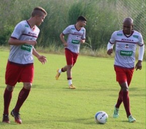 Treino River-PI antes de clássico com Piauí.(Imagem:Érica Paz/RiverAC)