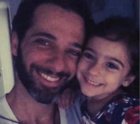 Mouhamed Harfouch com a filha, Ana Flor.(Imagem:Instagram)