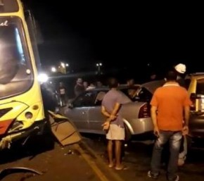 Motorista fica ferido após colisão entre quatro carros em Teresina.(Imagem:Divulgação)