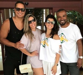 Ex-namorados, Carla Perez e Alexandre Pires se reencontram.(Imagem:Instagram)