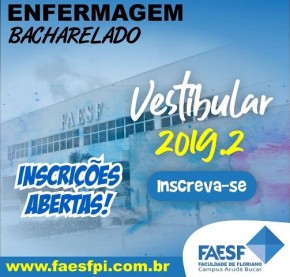 FAESF está com inscrições abertas para Bacharelado em Enfermagem.(Imagem:Divulgação)