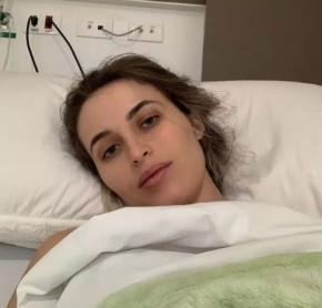 Noiva de Lucas Lucco teve uma infecção após perfuração do útero.(Imagem:Reprodução/Instagram)