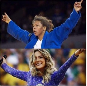 Claudia Leitte provoca polêmica na internet após homenagear a medalhista olímpica(Imagem:Twitter)