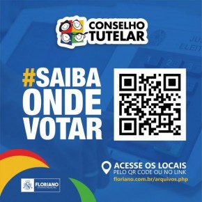 Divulgada lista com locais de votação para eleição do Conselho Tutelar(Imagem:Secom)