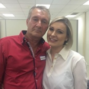 Andressa Urach e o pai, Carlos Alberto Urach.(Imagem:Instagram/Reprodução)