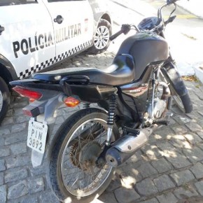 Moto roubada em 2017 em Floriano é recuperada no Rio Grande do Norte.(Imagem:Nosso Paraná RN)