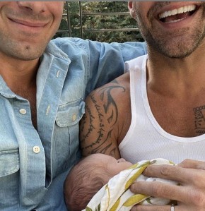 Ricky Martin e Jwan Yosef anunciam o nascimento do quarto filho.(Imagem:Reprodução/instagram)