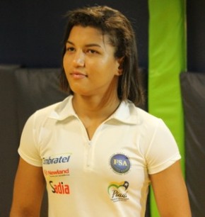 Em retorno a Teresina, Sarah Menezes traça objetivos para os Jogos do Rio.(Imagem:Wenner Tito)