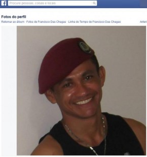 Francisco da Chagas era segurança de Wellington há 10 anos.(Imagem:Reprodução/Facebook)