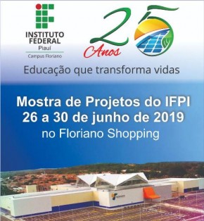IFPI de Floriano realiza Mostra de Projetos no Floriano Shopping.(Imagem:Divulgação)