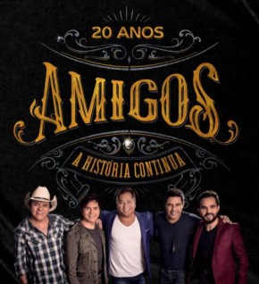 Especial dos Amigos na Globo será gravado em show de São Paulo.(Imagem:Divulgação)