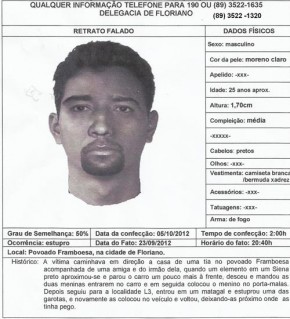 Retrato falado(Imagem:Divulgação)