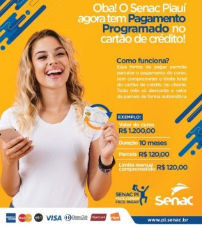 Senac de Floriano lança programa de 