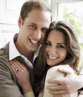 O príncipe William e Kate Middleton, em fotografia oficial do noivado (Imagem:AP)