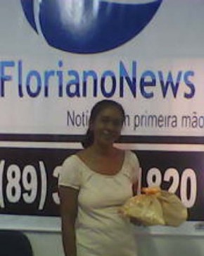 Francisca das Chagas de Almeida(Imagem:FlorianoNews)