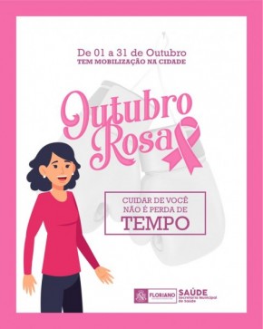 Saúde promove ações no Outubro Rosa(Imagem:Secom)