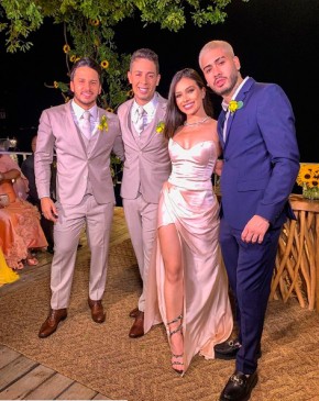 Flavia Pavanelli e Kevinho reatam no casamento de Carlinhos Maia.(Imagem:Instagram)